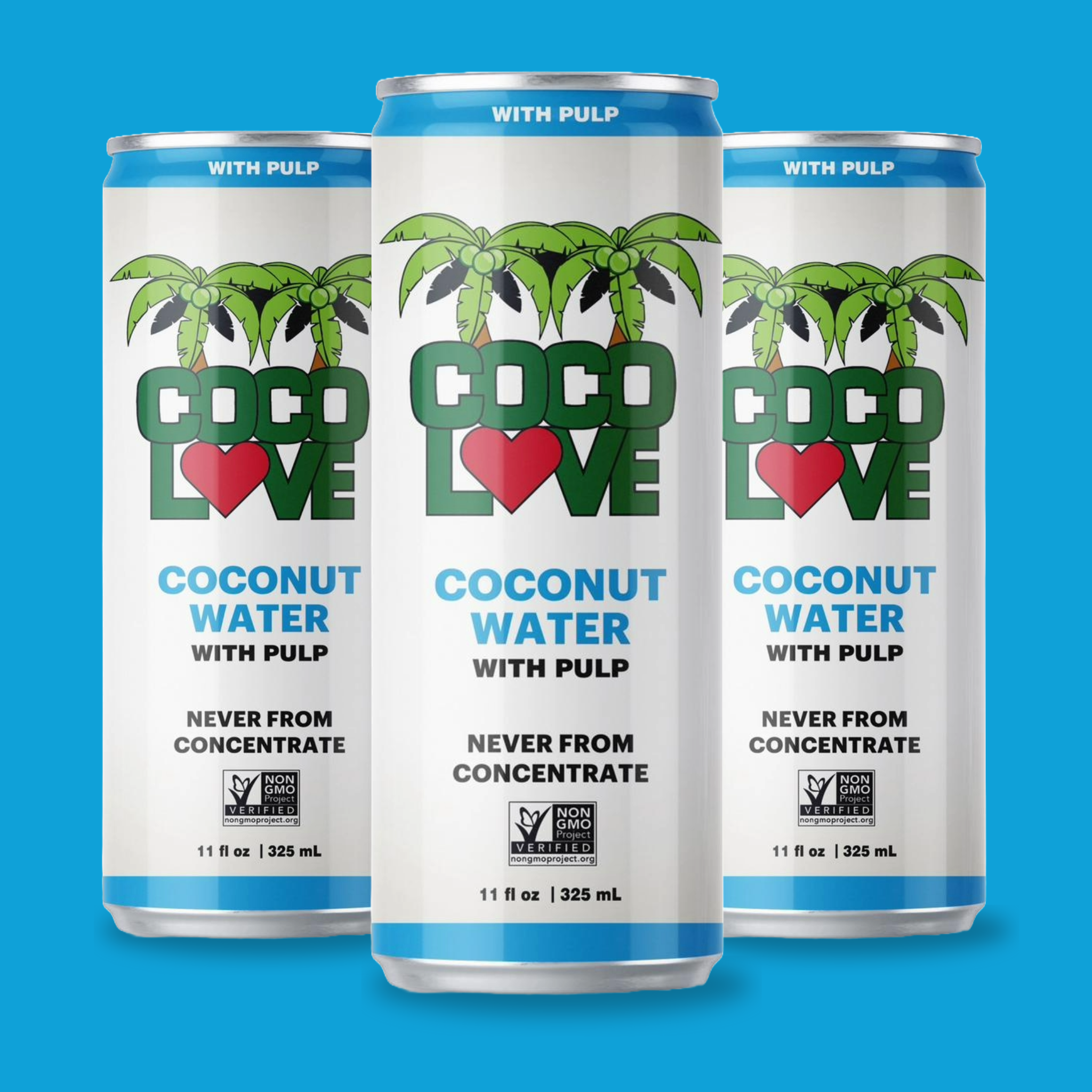 12pk CocoLove Coconut Water With Pulp