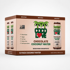 CocoLove Chocolate Coconut Water 12 pack case