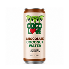 CocoLove Chocolate Coconut Water 16.9 oz can